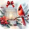 Cardinal Diamond Painting Kit for Adults & Beginners | 5D Full Drill Diamond Art Craft Kit with Round Gems | DIY Christmas Bird Painting for Home Wall Decor | 12x12 Inch Complete Diamond Dots Set